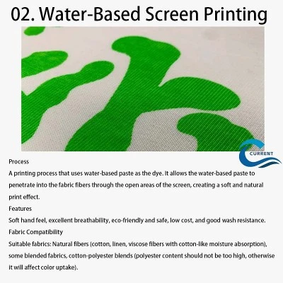 Water-Based Screen Printing Water-Based Screen Printing