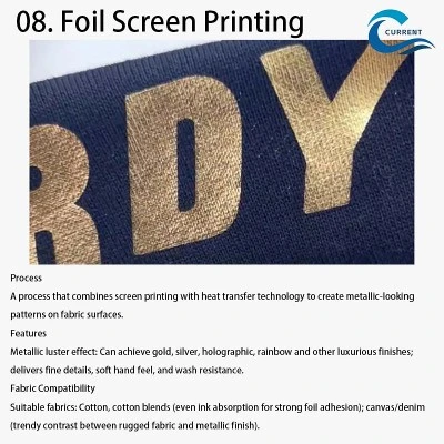 Foil Screen Printing Foil Screen Printing
